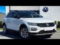 Approved Used Volkswagen T-Roc Design 1.0 TSI 115PS Manual in White | CY20EPK | Wrexham Volkswagen