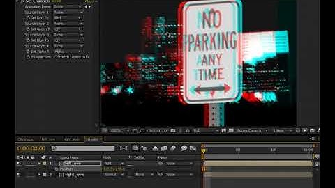 Stereoscopic 3D in After Effects
