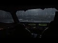 Futuristic Spaceship Cockpit 🌌 Sci-Fi Cinematic Ambience with Rain and Thunderstorm Sounds for Sleep