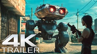 Robot aims Quad Shotgun At Officer Entering Base (2025) 4K Scene | The Last Spark Of Hope Clip