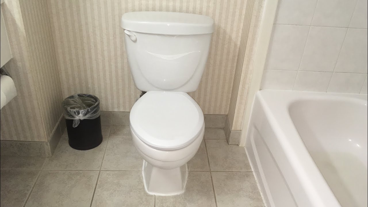 Elongated 2001 American Standard Canadian Plebe Toilet YouTube