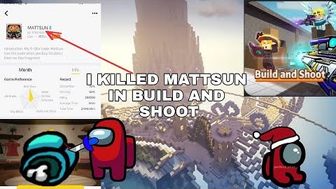 I KILLED MATTSUN IN BUILD AND SHOOT!! BLOCKMAN GO