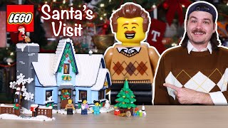 SANTA'S COMING! LEGO Santa's Visit 10293 Review! Winter Village Collection for Christmas 2021!