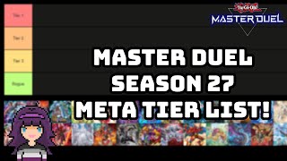 How Does THE REST OF THE META COMPARE TO SNAKE-EYE? | Master Duel Season 27 Tier List