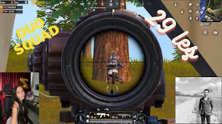 PUSUCUNUN ENSESİNE SPAMLANDIK EFSANE DUO SQUAD LİVİK PUBG..