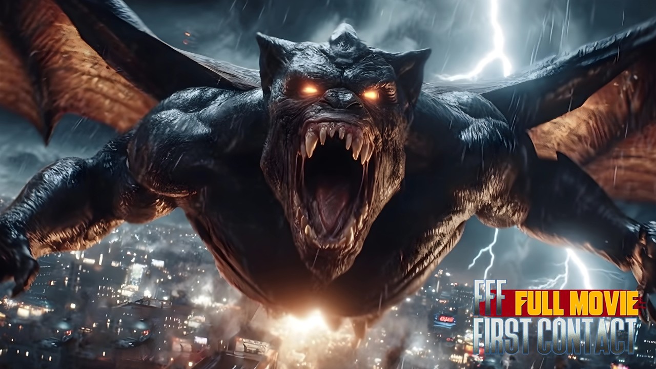 ⁣GARGOYLES OF MARS | Flying Reptilian Aliens Unleash Destruction | Full EARTH INVASION Movie HD