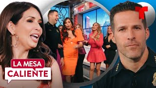 A Giselle Blondet le ganan los nervios con un hombre guapo en pleno show en vivo | La Mesa Caliente