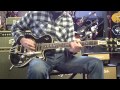 Duesenberg starplayer tv custom black  gold at guitar herault 1