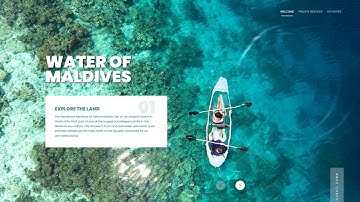 🎨Stunning Animated Ripple Effect Landing Page Using HTML CSS GSAP & Swiper JS🚀🌟 😍