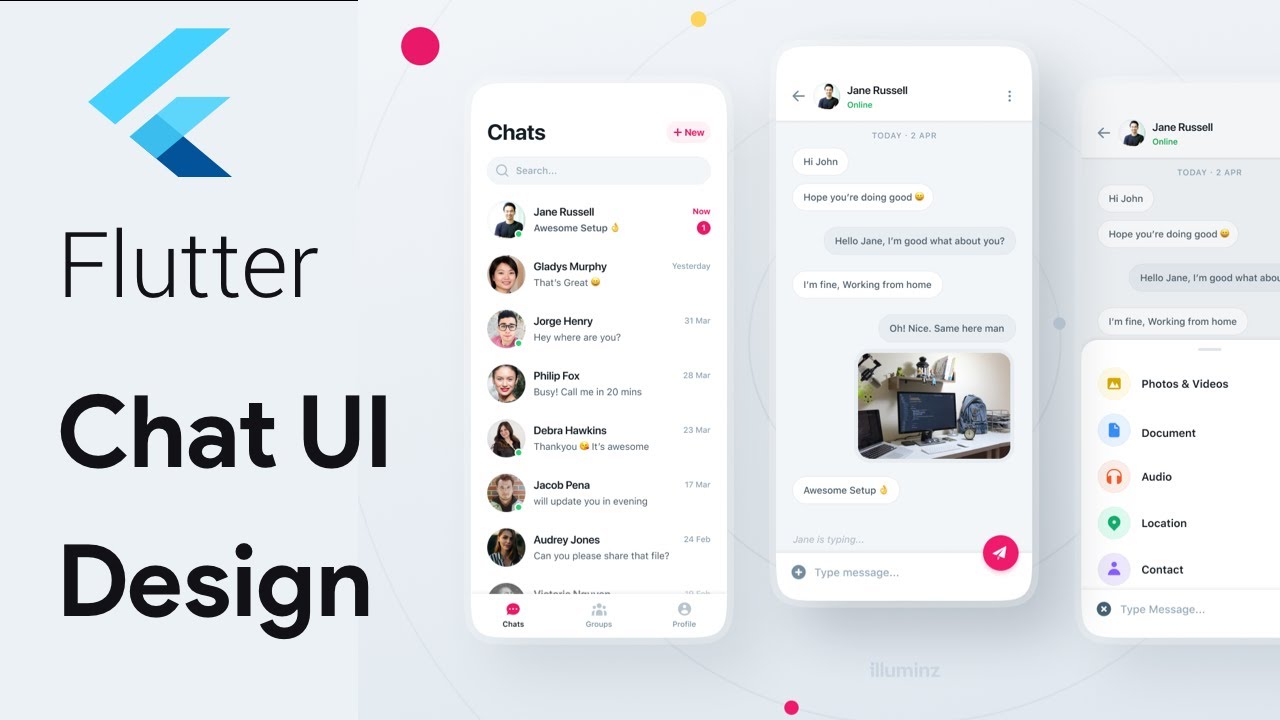 Github Julvikramsupandi/flutter Chat App Ui: Flutter Ui Design Tutorial ...