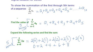 P11 7 3 Summation Notation and Sigma Rules