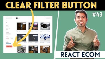 React Ecommerce Website #43: Clear Filter Button 🔥