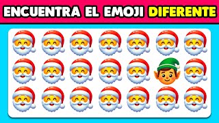 Encuentra El Emoji Diferente 🎅 Versión Navidad | Quiz De Emojis Nivel: Imposible