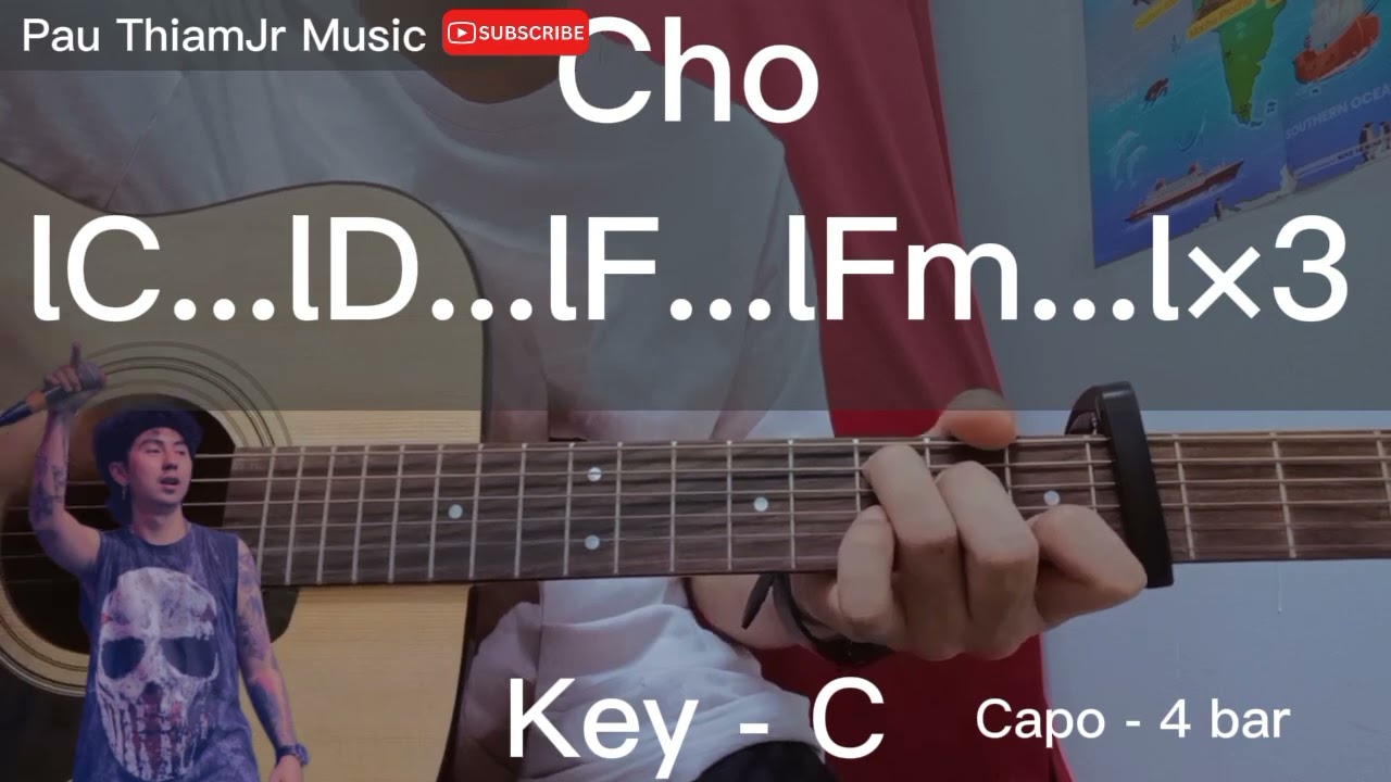 မိုးမခအိမ်မက်ခရမ်း - Enternal Gosh (Guitar chord အလွယ်တီးနည်း)#ဟန်နီတာ