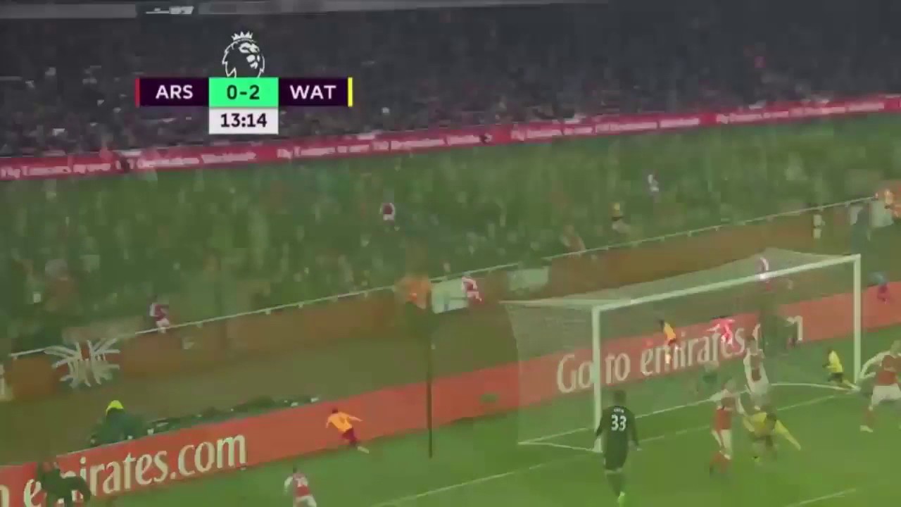 But deneey Arsenal vs Watford 0-2