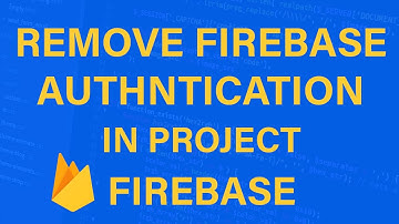 How to Remove Firebase Authentication in Android Studio Project ||#Learncodewithrk