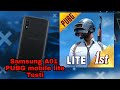 Samsung galaxy A01 pubg mobille lite TESTİ