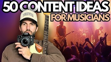 50 EASY Content Ideas Musicians NEED To Post To Grow Faster