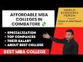 Affordable MBA Colleges in Coimbatore 💸 | Budget Friendly Options