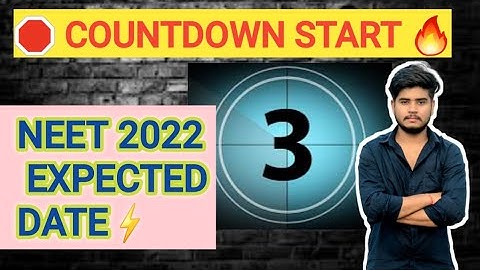 NEET 2022 Expected Date? #neet2022 #neet2022applicationformdate
