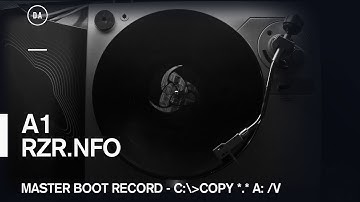 MASTER BOOT RECORD - RZR.NFO