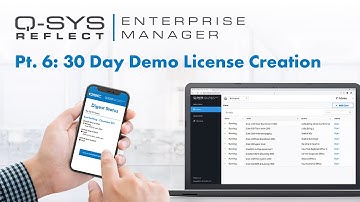 Q-SYS Reflect Enterprise Manager pt.6: 30 Day Demo License Creation