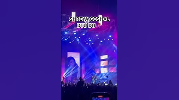 DTU fest 💃#shreyaghoshal#bengalisinger#dtu#delhi#delhiuniversity#dufest#2024#engifest#follow