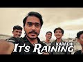 Its raining in karachi  karachi ki barish vlog   awami wala vlogs