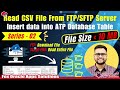 FTP Series 2: Read CSV file from FTP and insert data into ATP database table | OIC Tutorial Mp3 Song