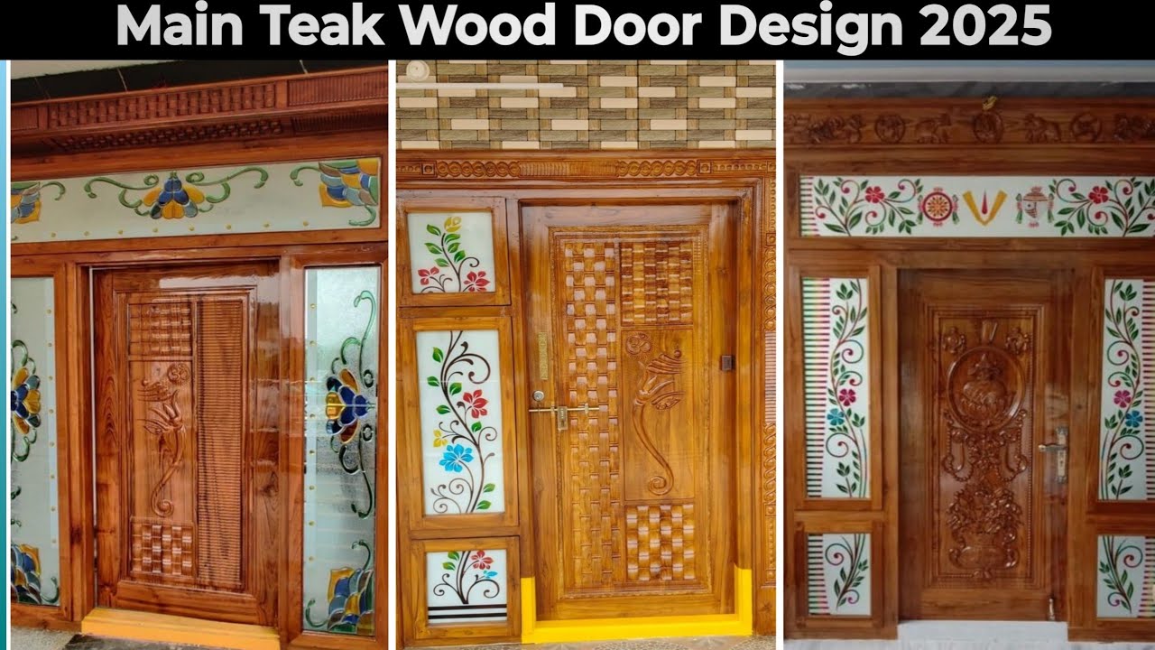 Teak Wood Main Door Design 2025 - Infoupdate.org
