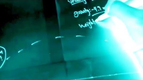 projectile motion video project