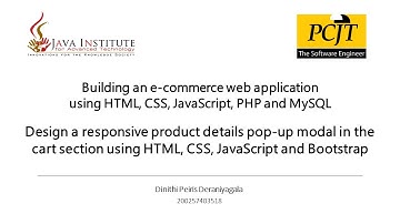 Web Project Development | Building an e-commerce web application | Task 30 | Dinithi Deraniyagala