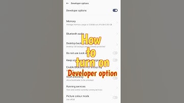 How to turn on Developer Option | Just in a minute | #shorts #tech #mobile #developeroption