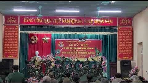 Hát mãi khúc quân hành -cô và trò trường mầm non yên thọ