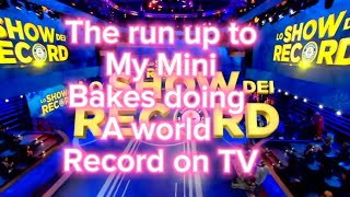 Guiness World Record Attempt on TV - My Mini bakes : Part 1 The Practice #worldrecord #minibakes