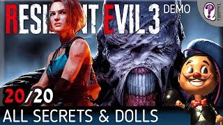 Resident Evil 3 Remake demo || Полное прохождение c М4, все секреты (20/20), Немезис в нокдауне