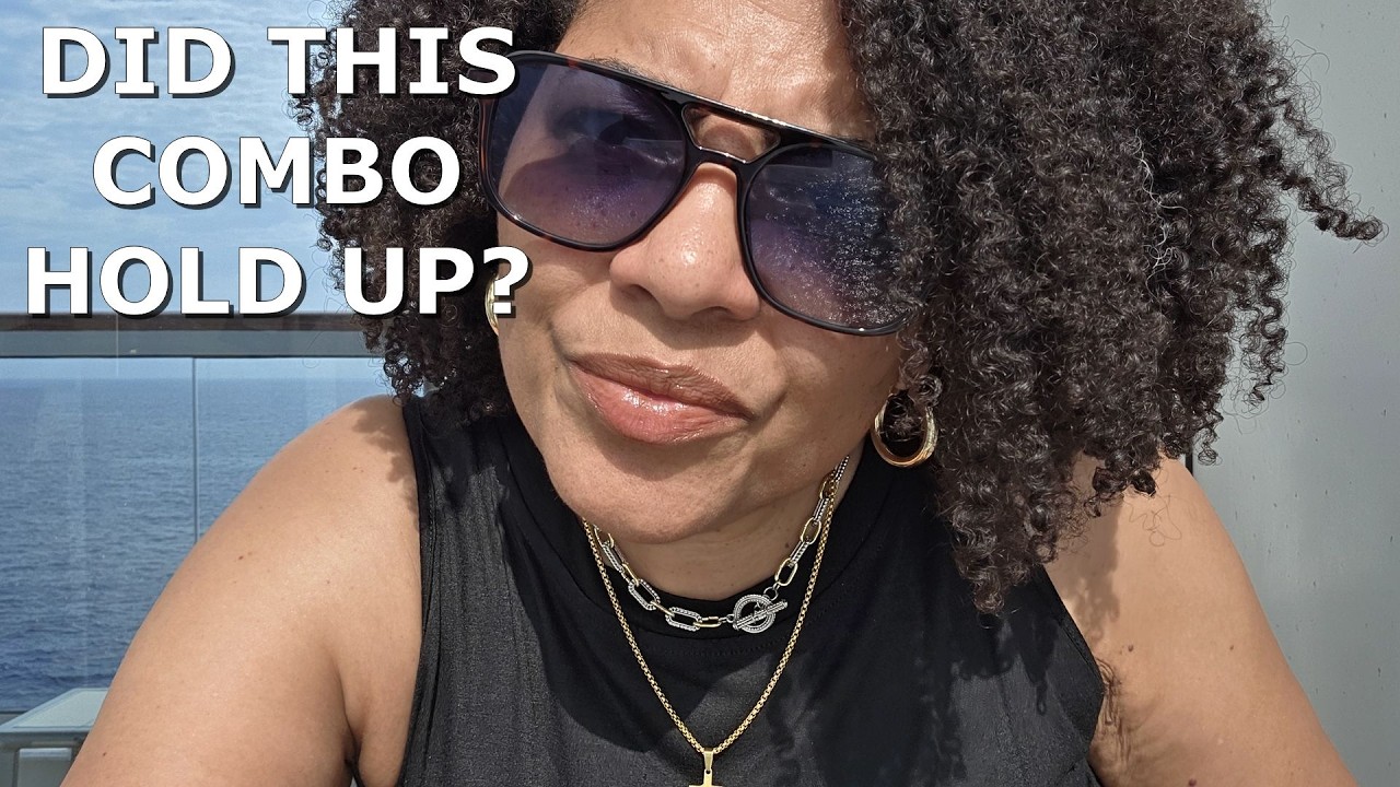 HOW'D THIS COMBO HOLD UP DURING A RAINY 7 DAY CRUISE? / Curl Love & Hair Honey Jelly / NaturalRaeRae