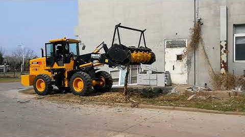 forestry mulcher for wheel loader