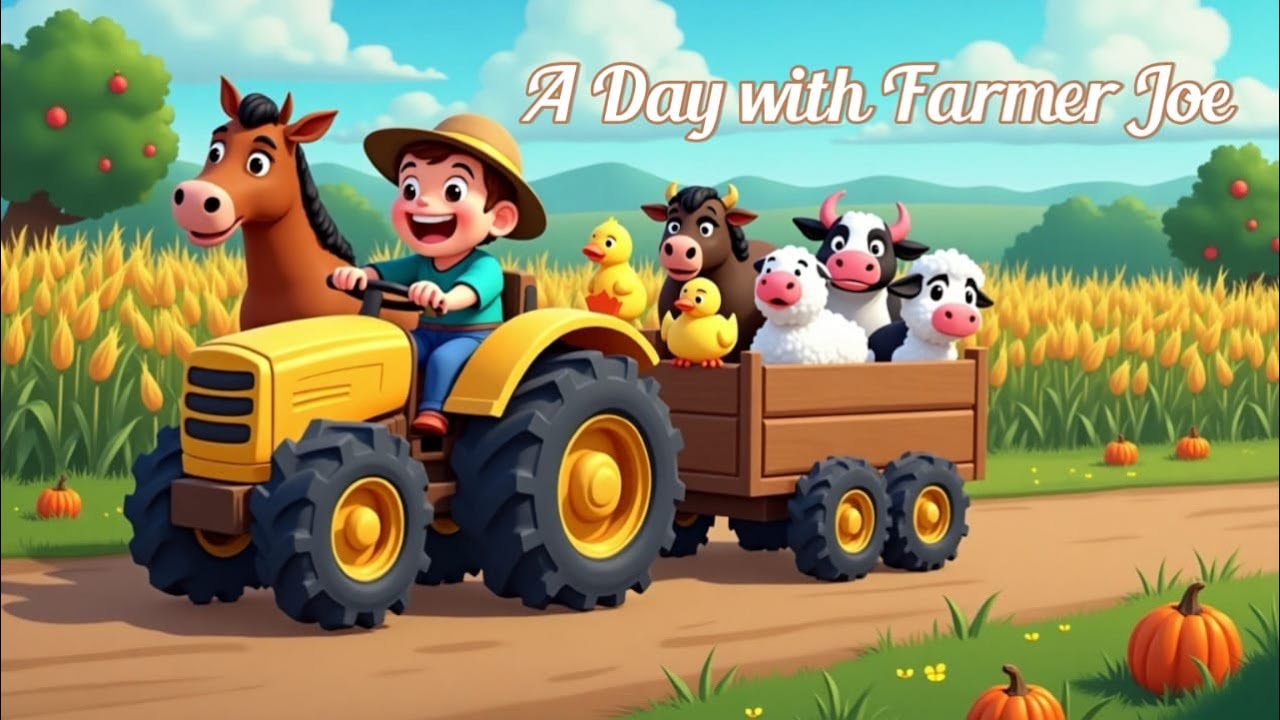 A Day with Farmer | Farm Animals for Kids! | Official Music Video - YouTube