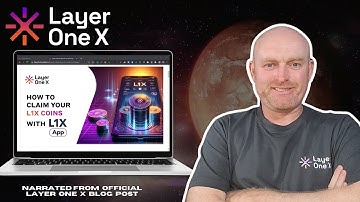 Layer One X - How To Claim Your L1X Coins with L1X APP