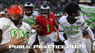 DEFENSE DOMINATES- EAGLES PUBLIC PRACTICE 2025