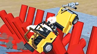 Ragdoll Traffic 3D SUV Car Stunts fails Android Gameplay screenshot 5