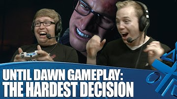 Until Dawn Gameplay: The Hardest Decision