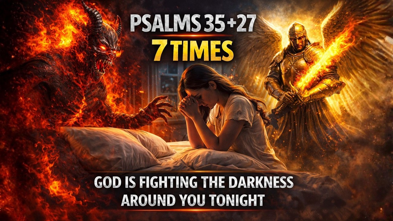 🔥PSALMS 35 + 27 (7 TIMES) — God Is Fighting the Darkness Around You Tonight