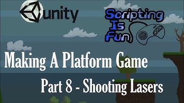 Unity Game Tutorials - Platform Game - Part 8 - Shooting Lasers
