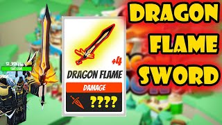 HOW GOOD IS THE DRAGON FLAME SWORD IN MY DRAGON TYCOON?