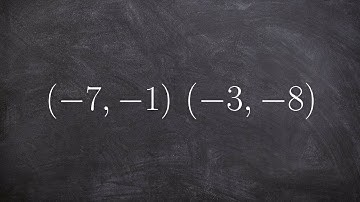 Finding the linear equation given two points