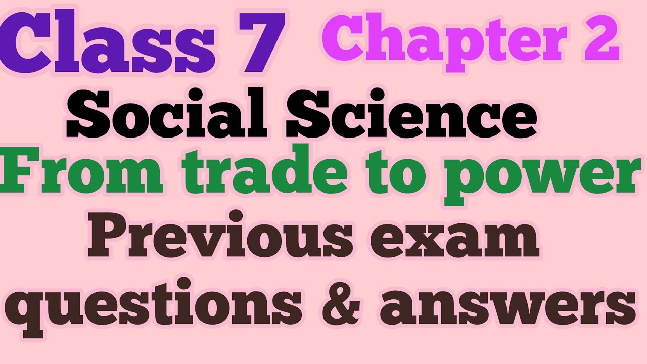 class 7 social science assignment