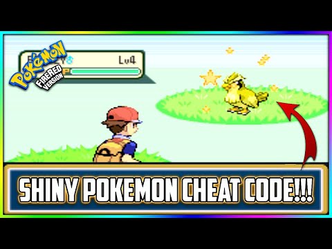 Cheater - #pokemonfirered Shiny Pokemon Encounter (Cheat type