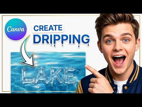 How to Create Dripping Text Effect in Canva [2026] [Step-by-Step]
